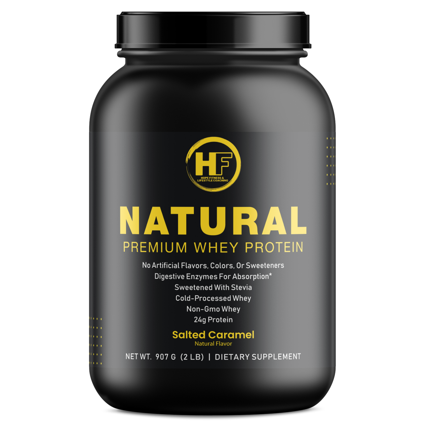 Salted Caramel Whey Protein by HOPE Fitness