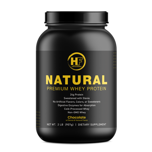 Chocolate Natural Whey Protein by HOPE Fitness