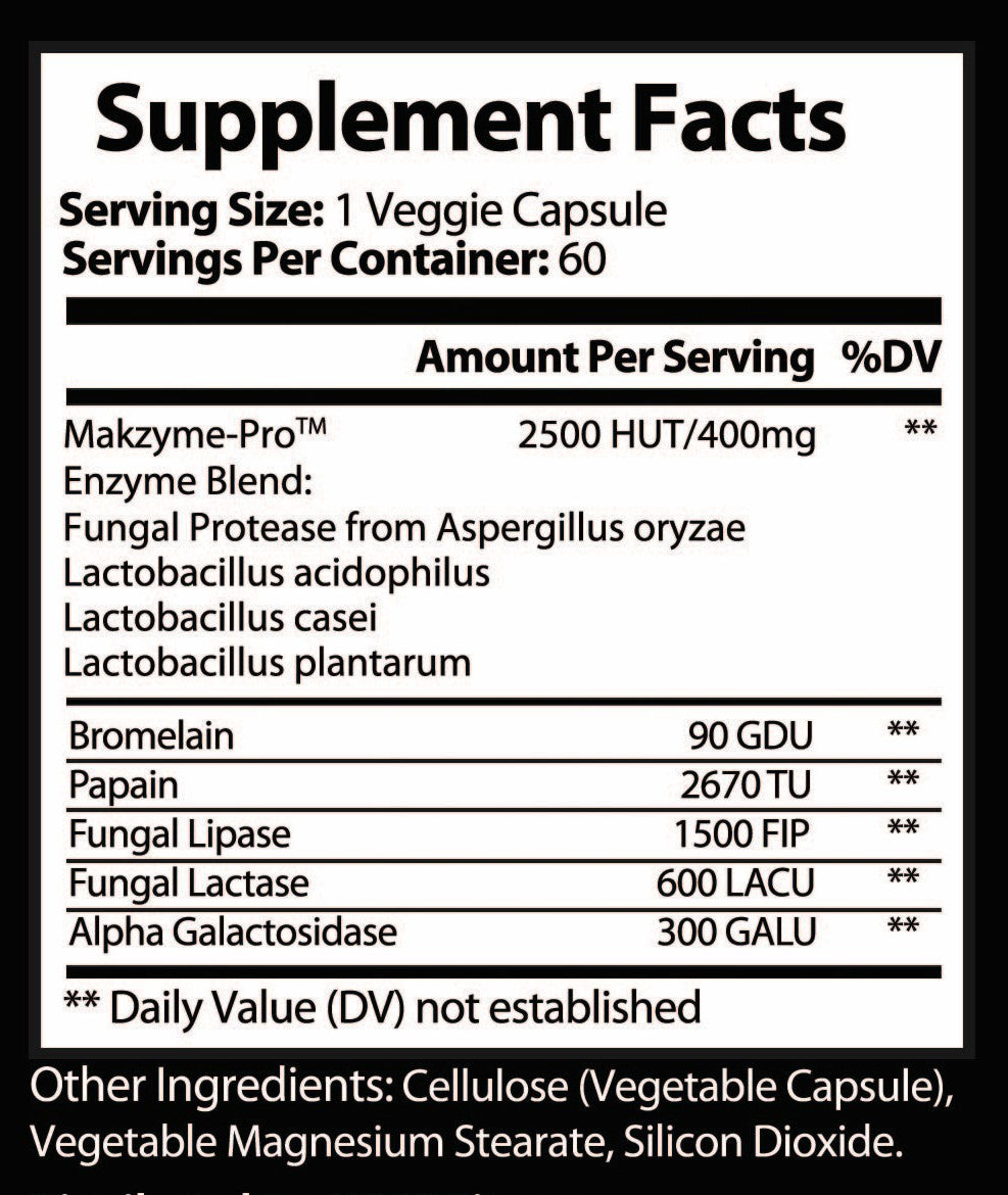 Pure Zymes Digestive Enzymes Instructions