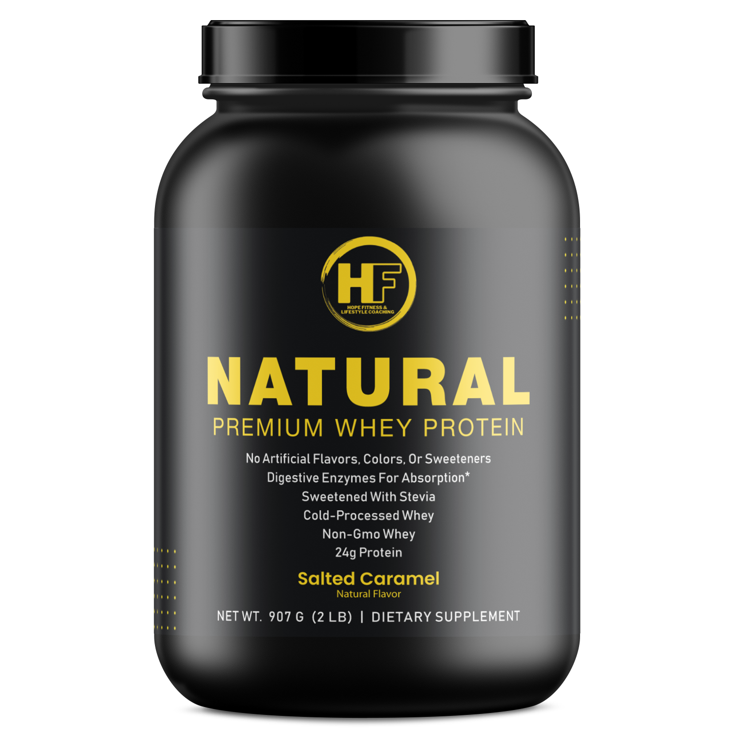 Salted Caramel Whey Protein by HOPE Fitness